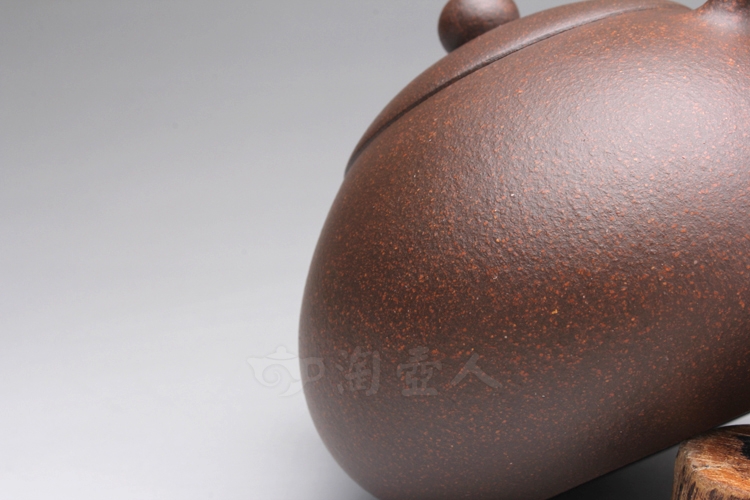 正宗原矿宜兴紫砂壶-西施壶-陈夕良全手工制作-原矿铁砂泥紫砂泥料