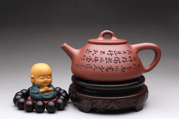 正宗原矿宜兴紫砂壶-石瓢-葛二麟全手工制作-原矿底槽清紫砂泥料