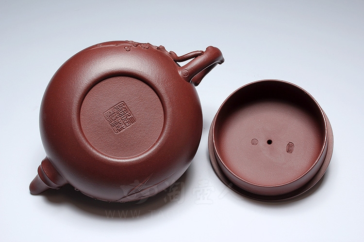 宜兴紫砂壶名家张萍《一品梅》紫砂壶原矿全手工优惠全场包邮真品保证