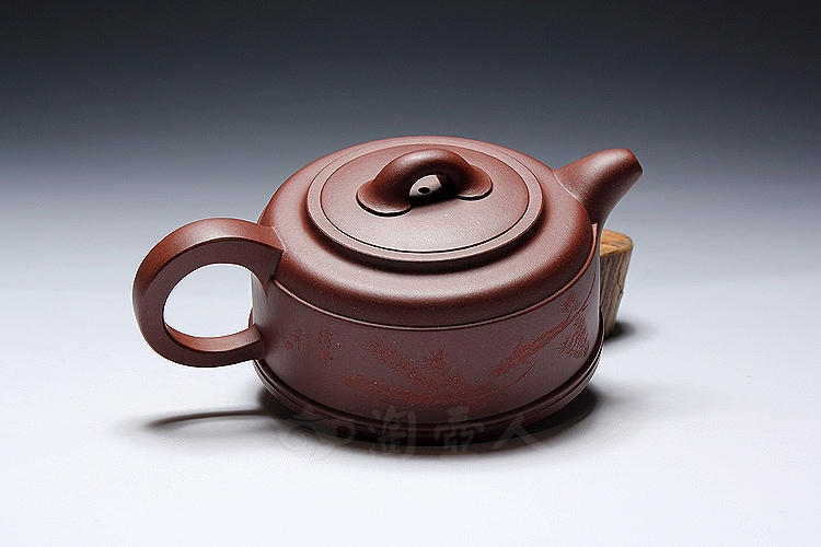 宜兴紫砂壶名家史永棠《汉韵》紫砂壶原矿全手