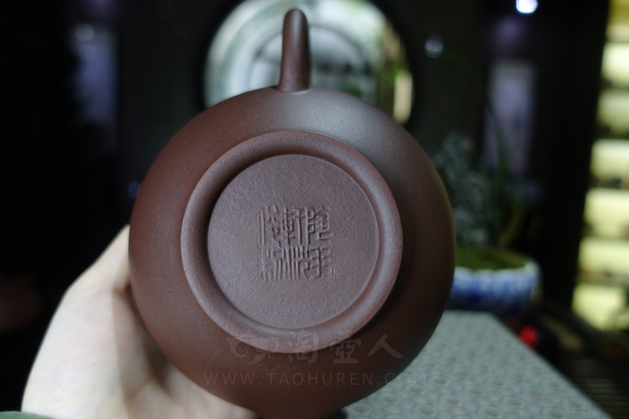 正宗原矿宜兴紫砂壶-紫玉金砂-沈俊全手工制作-原矿紫泥紫砂泥料