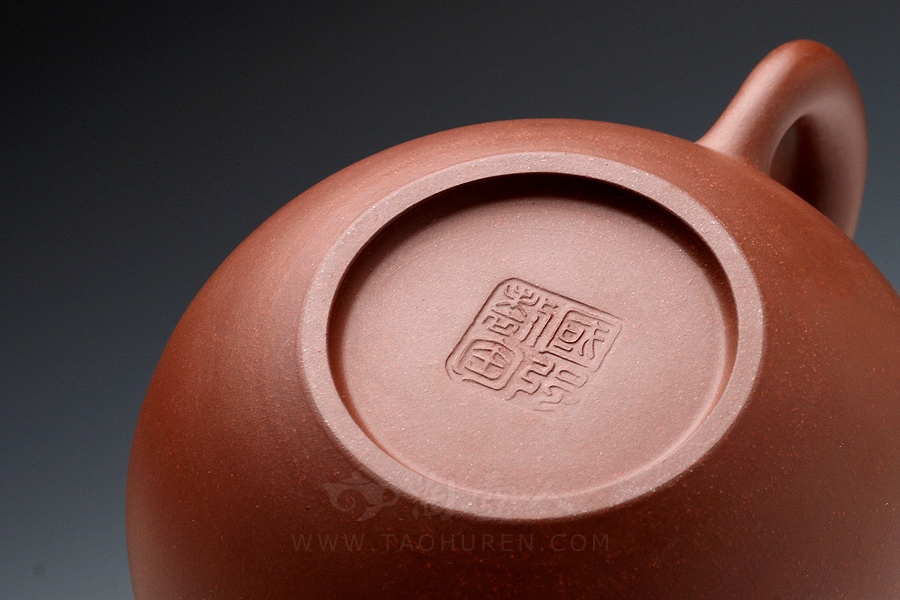 正宗原矿宜兴紫砂壶-葫玉-袁国强全手工制作-原矿底槽清紫砂泥料