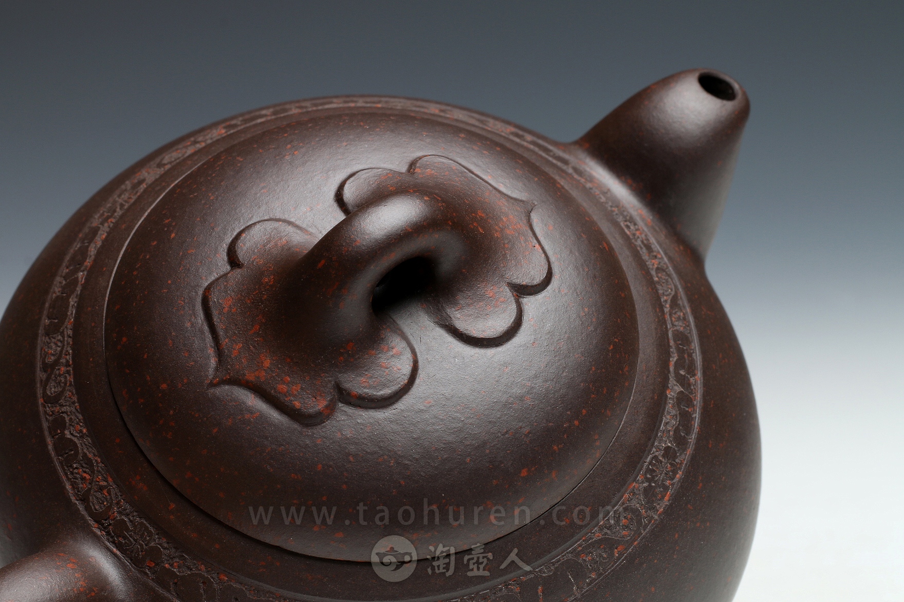宜兴名家汪梅芳紫砂壶作品《三脚如意壶》原矿全手工优惠全场包邮真品