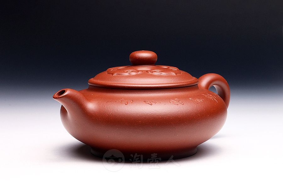 正宗原矿宜兴紫砂壶-如意-黄自英全手工制作-原矿底槽清紫砂泥料