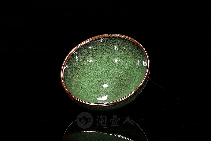 建盏名家廖成义《敛口盏》原矿全手工优惠全场包邮真品保证-淘壶人