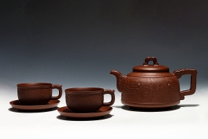 青风印纹茶具
