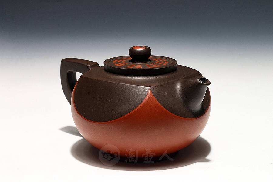 宜兴名家姚志源紫砂壶作品《五头乾坤八卦茶具壶》原矿全手工优惠全场