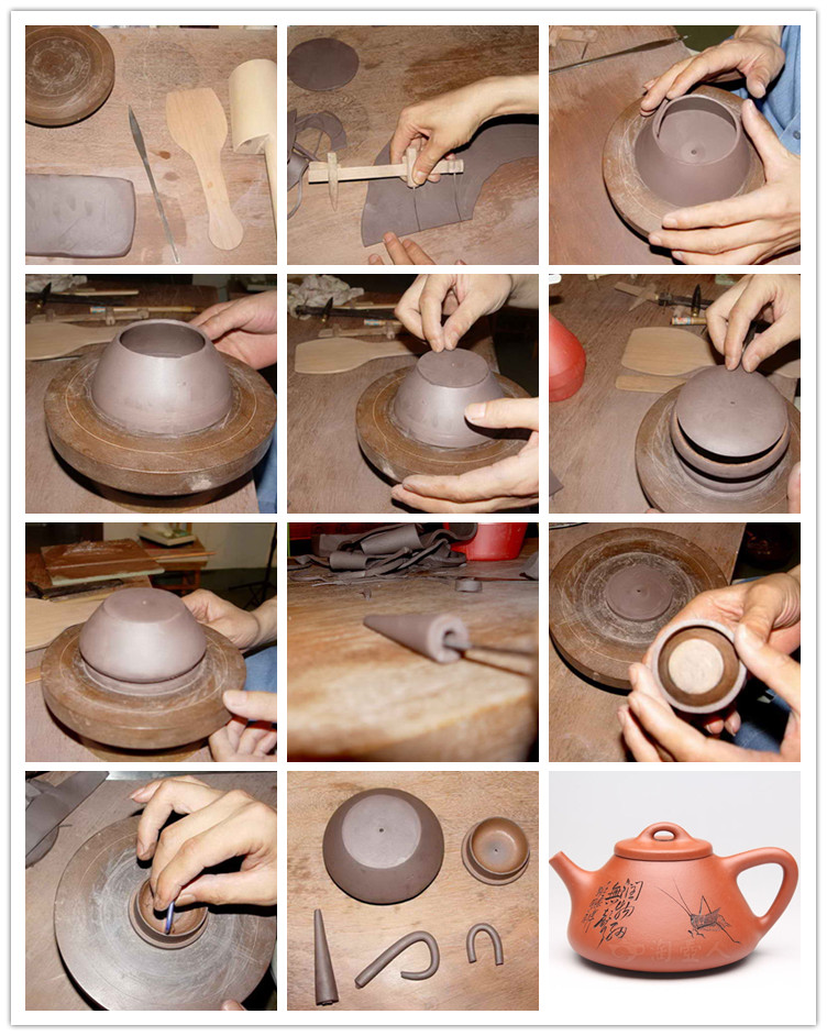 紫砂陶的工艺过程