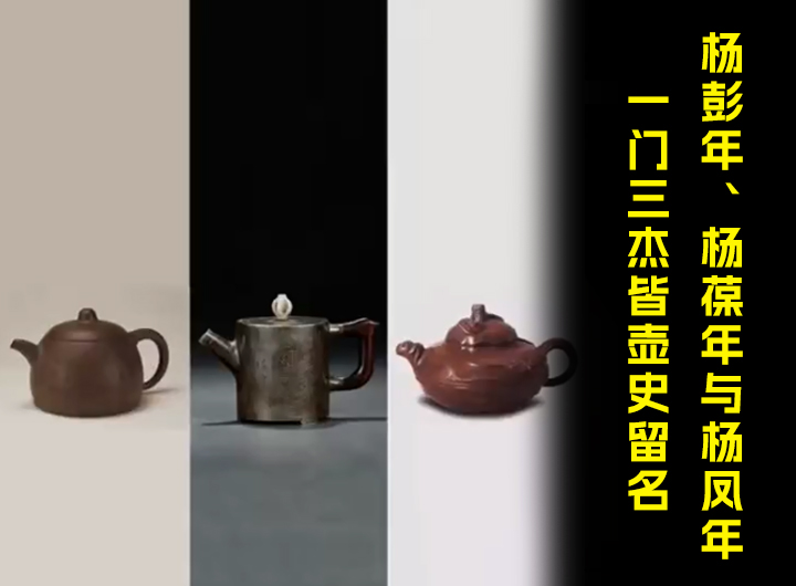 杨彭年、杨葆年、杨凤年：紫砂杨氏三杰，个个都是传世级大师！视频