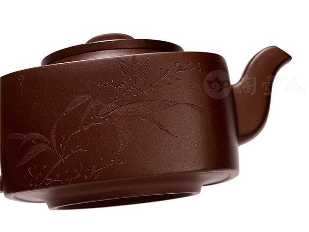 紫砂壶鉴赏丨高湘君联璧壶朱晓清书范小君刻