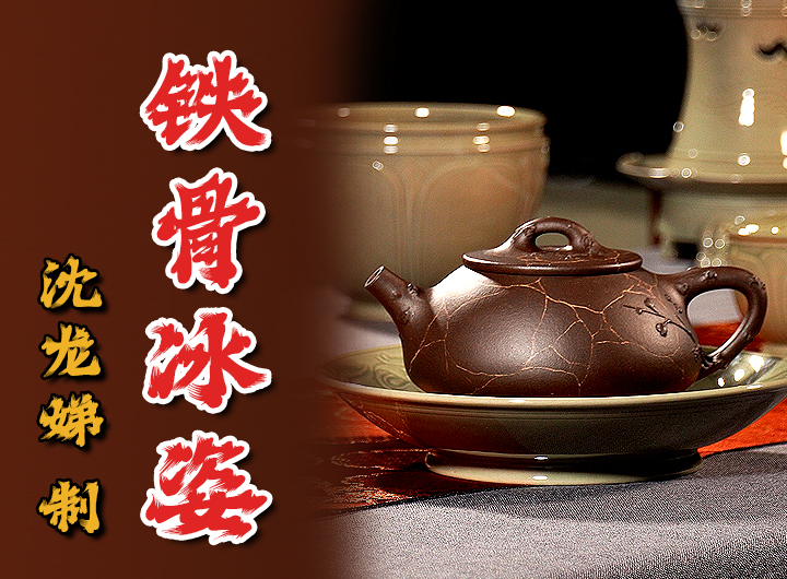 沈龙娣制《铁骨冰姿紫砂壶》