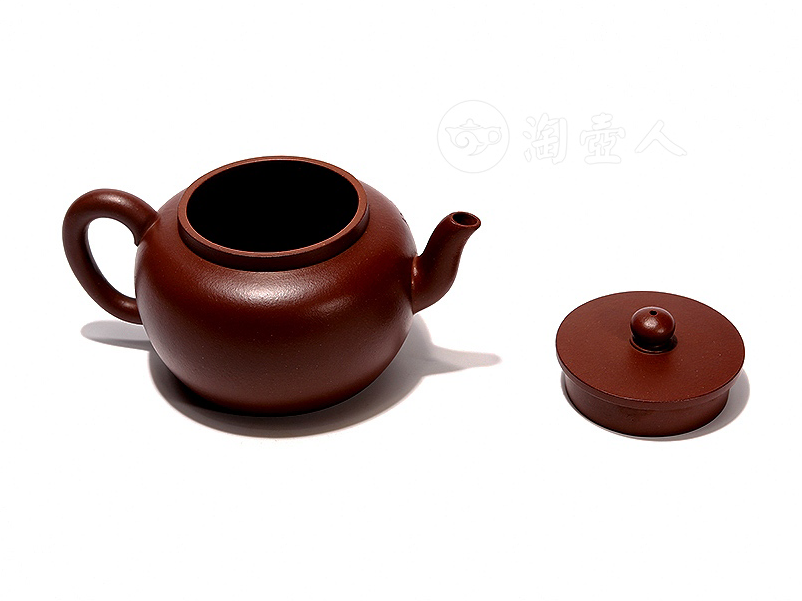 黄开合紫砂壶
