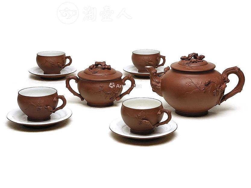 顾景舟紫砂花器