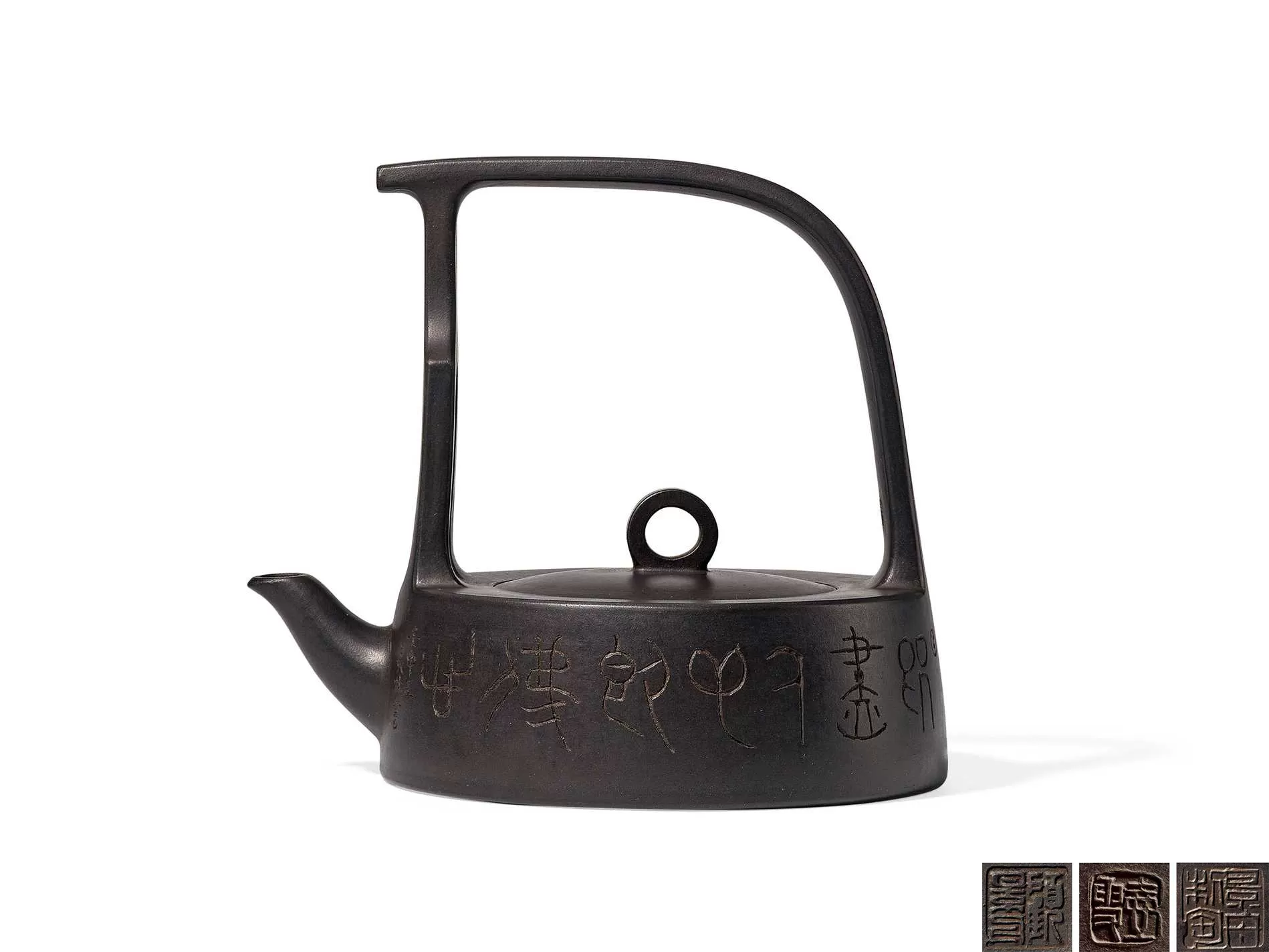 鹧鸪提梁壶