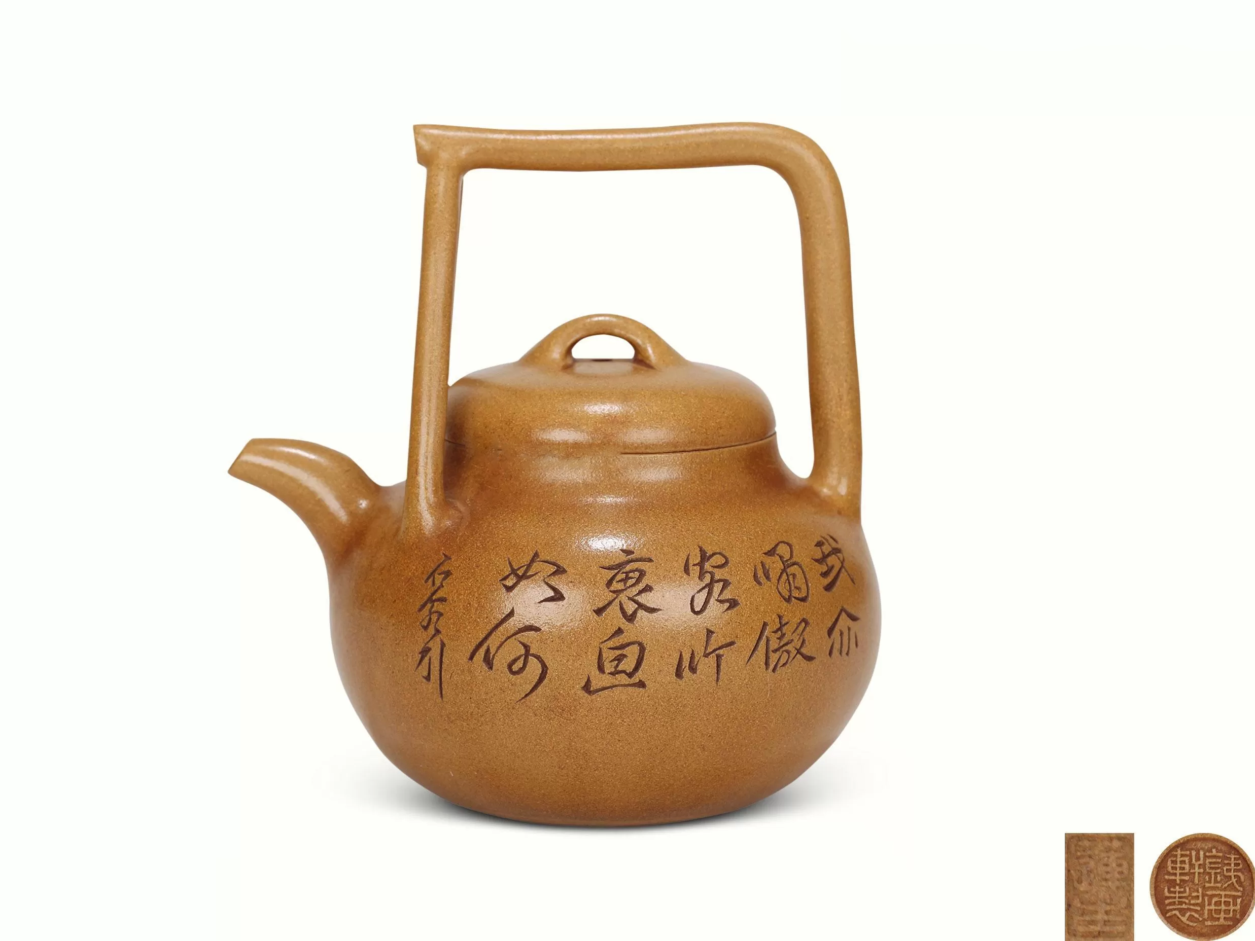 谈洪泉陶刻