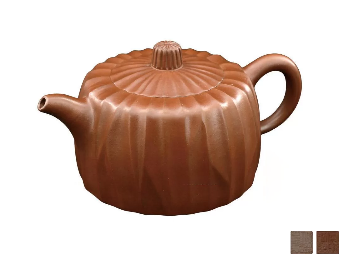 紫砂筋纹器