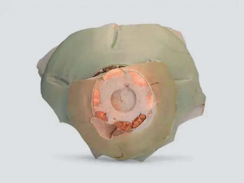 秘色瓷与普通越器共烧标本