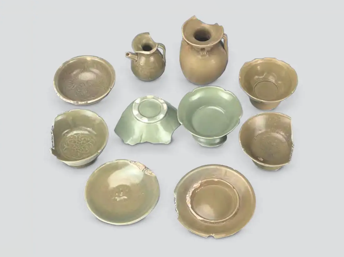 秘色瓷与普通越器釉色差异