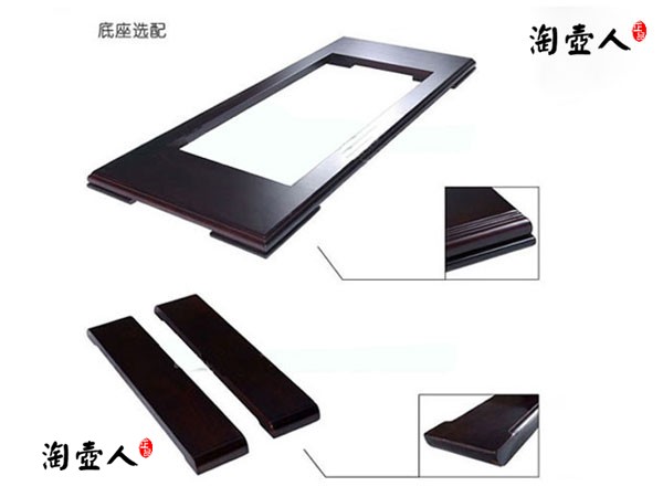 正宗原矿宜兴紫砂壶-乌金石茶盘之“高风亮节”-全手工制作-乌金石紫砂泥料