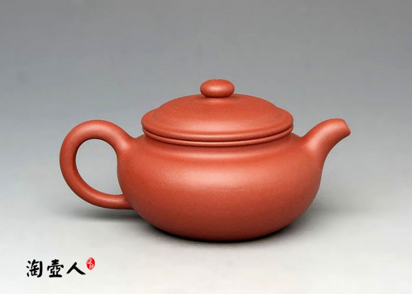 正宗原矿宜兴紫砂壶-红泥仿古-许智萍全手工制作-原矿红泥紫砂泥料