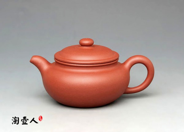 正宗原矿宜兴紫砂壶-红泥仿古-许智萍全手工制作-原矿红泥紫砂泥料