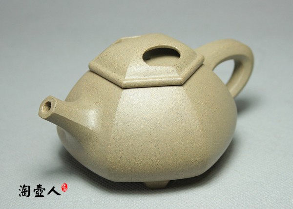 宜兴紫砂壶名家葛二麟牛盖石瓢紫砂壶作品