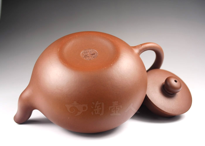 正宗原矿宜兴紫砂壶-珠圆玉润-陈凤鸣全手工制作-原矿底槽清紫砂泥料