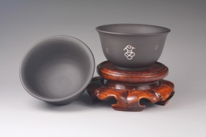 品茗杯(镶银)