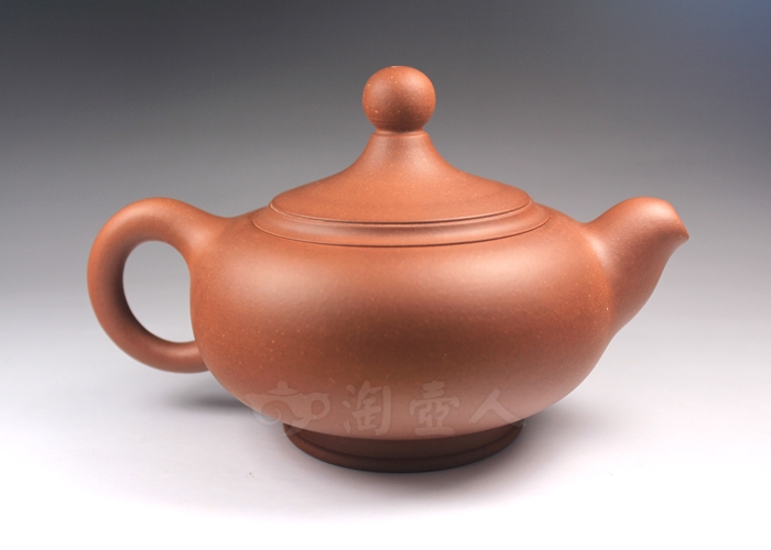 正宗原矿宜兴紫砂壶-官帽壶-夏洪西全手工制作-老清水泥紫砂泥料