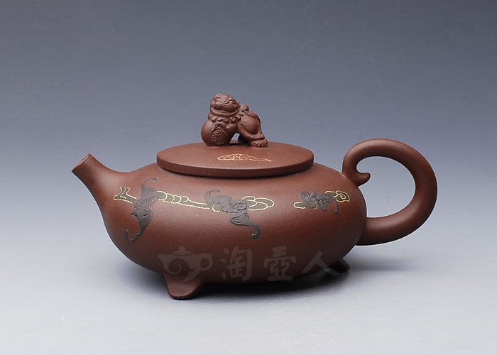 祥瑞有福（泥绘镶金）