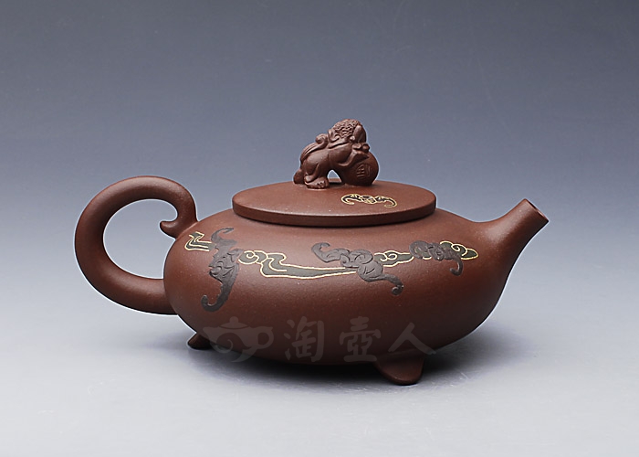 祥瑞有福（泥绘镶金）