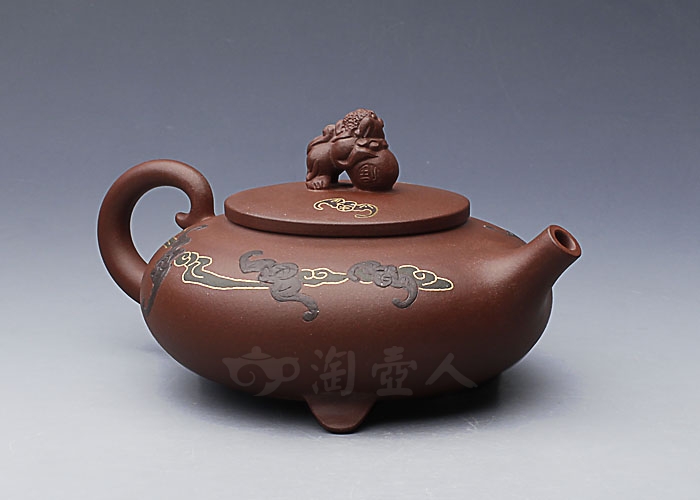 祥瑞有福（泥绘镶金）