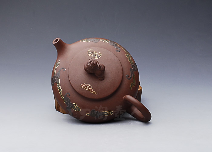 祥瑞有福（泥绘镶金）