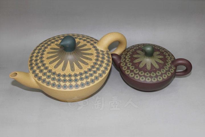 孔雀开屏（段泥）