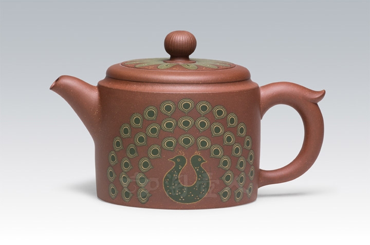 孔雀开屏之六（清水泥）