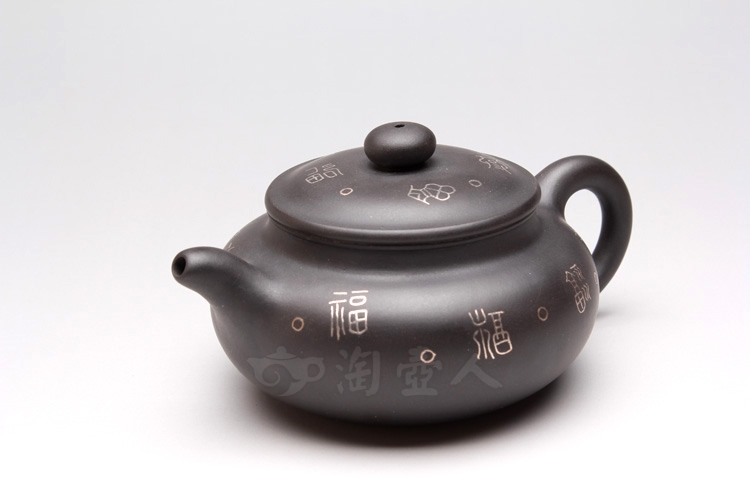 黑泥仿古(镶银)