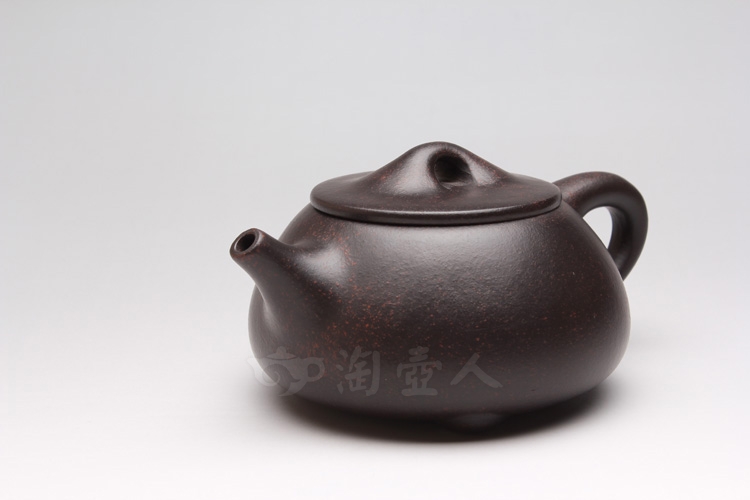 宝蓝朱泥石瓢