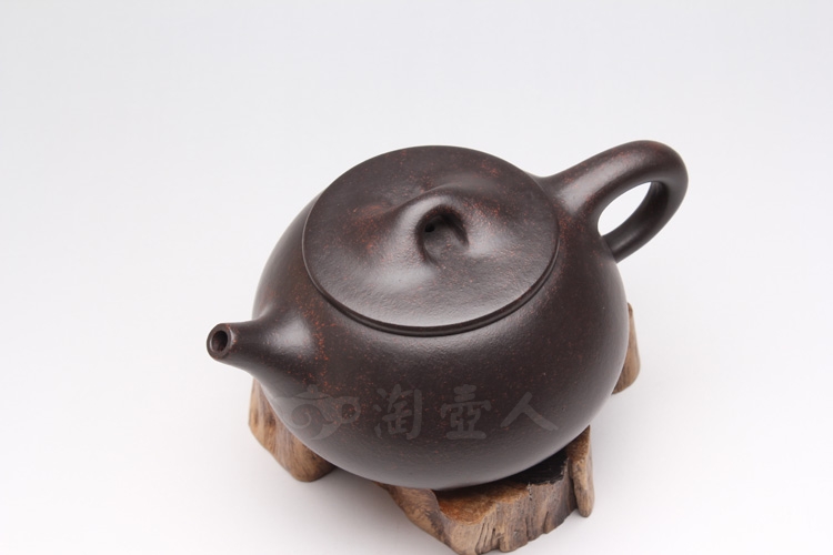 宝蓝朱泥石瓢