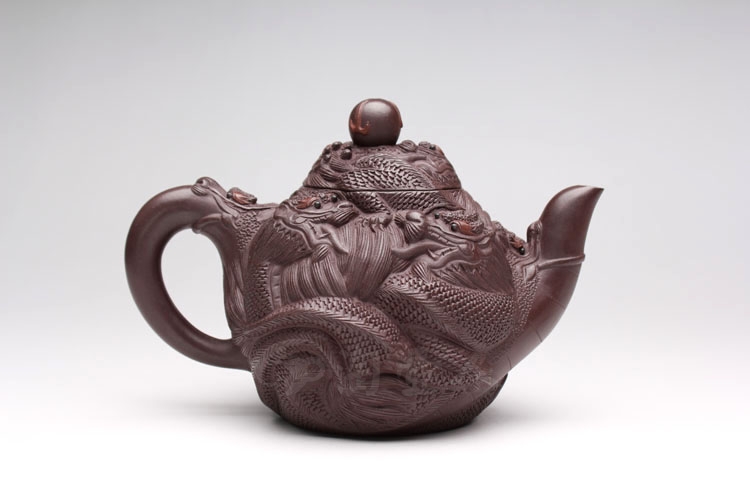 葛岳纯制小品九龙壶