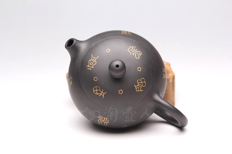 黑泥西施(镶金)