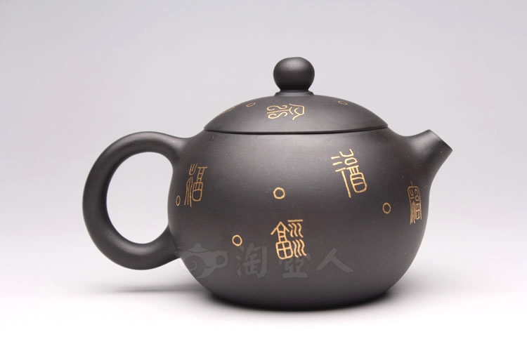 黑泥西施(镶金)