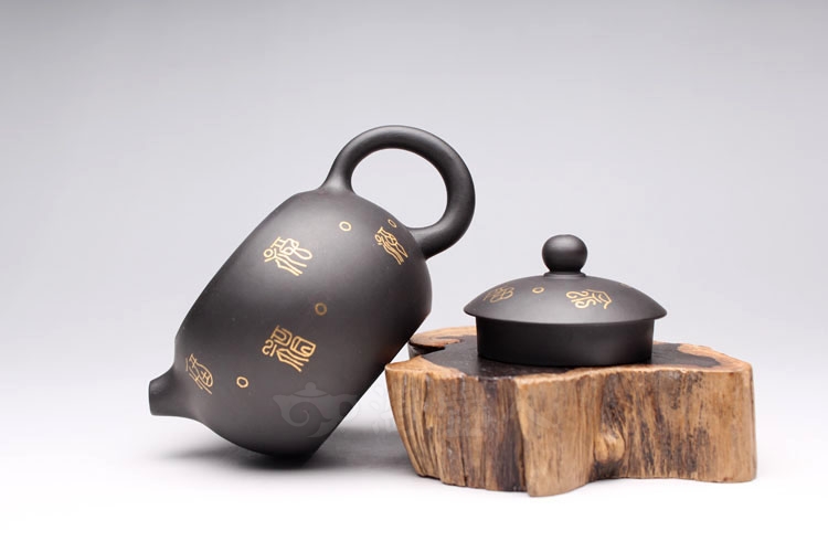 黑泥西施(镶金)