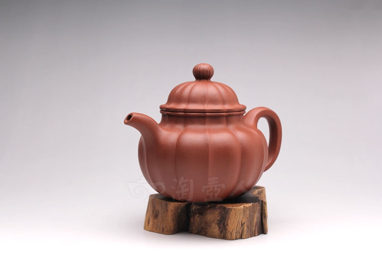 正宗原矿宜兴紫砂壶-葵掇球-葛岳纯全手工制作-原矿底槽清紫砂泥料