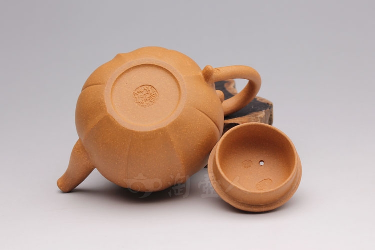 正宗原矿宜兴紫砂壶-蝶恋花-陈丽英全手工制作-原矿段泥紫砂泥料