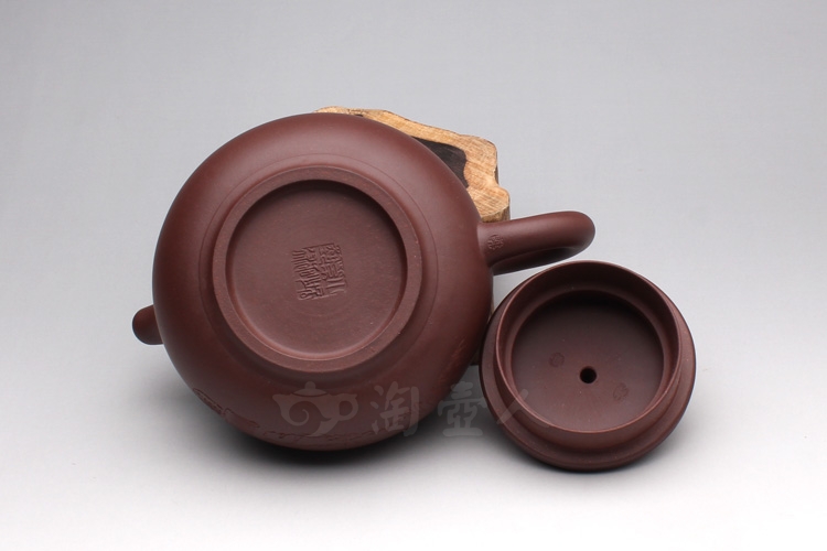 正宗原矿宜兴紫砂壶-砂之风-陈顺培全手工制作-原矿底槽清紫砂泥料