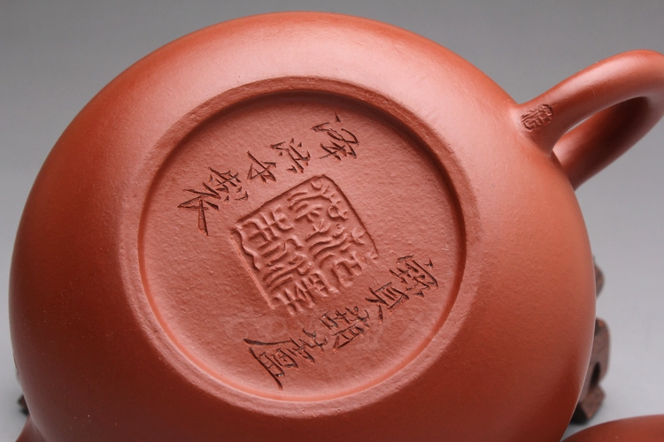 正宗原矿宜兴紫砂壶-宝葫芦-范泽洪全手工制作-原矿朱泥紫砂泥料