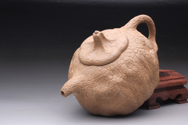 正宗原矿宜兴紫砂壶-供春壶-陈夕良全手工制作-原矿本山绿泥紫砂泥料