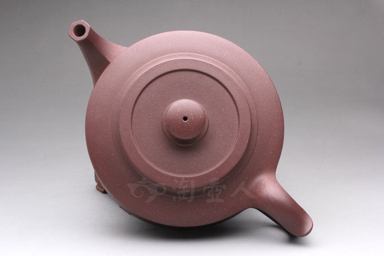 周志良制玉璧紫砂壶(002645)