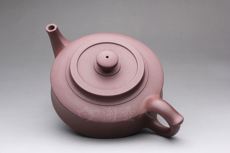 周志良制玉璧紫砂壶(002645)