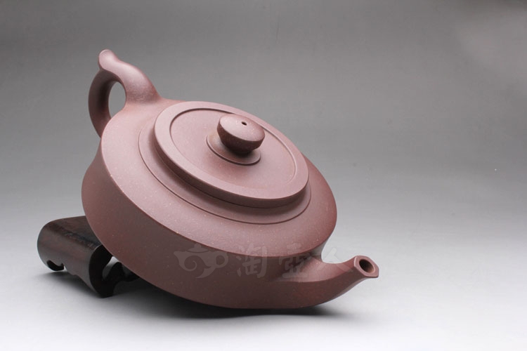 周志良制玉璧紫砂壶(002645)